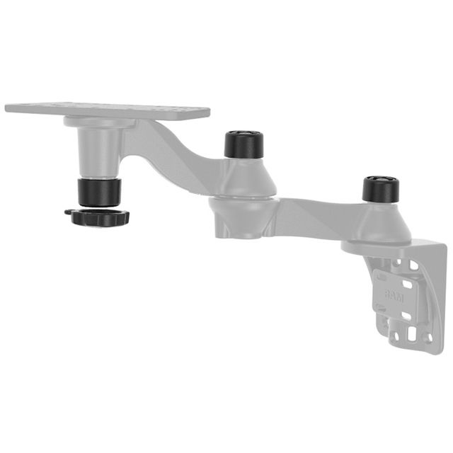 RAM Pin-Lock™ Veiligheidskit voor dubbele zwaaiarmen - RAM Mounts RAP-S-KNOB-109-1U afbeelding 1