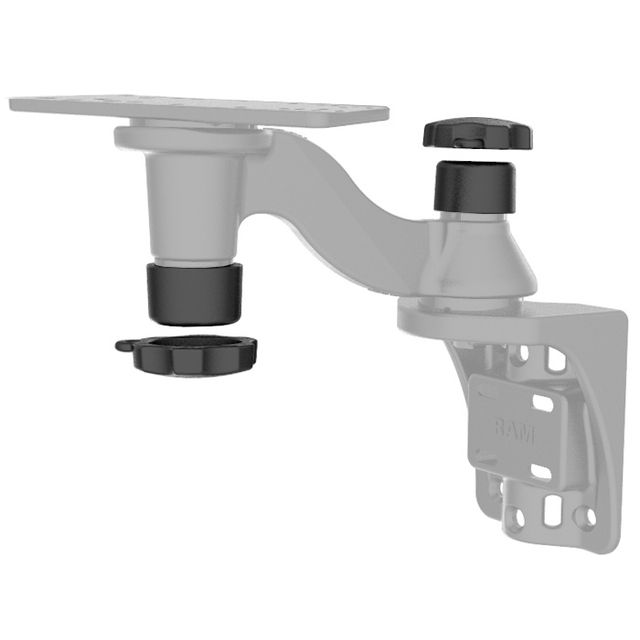 RAM Pin-Lock™ Beveiligingskit voor enkele gebogen scharnierarmen - RAM Mounts RAP-S-KNOB-109U afbeelding 2