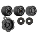 RAM pin lock beveiligingskit voor dubbele zwaaiarmen op RAM voertuigkits - RAM Mounts RAP-S-KNOB-VB-109-1U