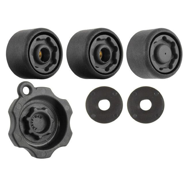RAM 8" bovenste paal met dubbele schommelarmen en 75x75mm VESA-plaat - RAM Mounts RAM-VP-SW1-8-2461 afbeelding 12
