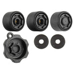 RAM Pin-Lock™ Beveiligingskit voor dubbele zwaaiarmen op RAM voertuigkits - RAM Mounts RAP-S-KNOB-VB-109-1U afbeelding 1