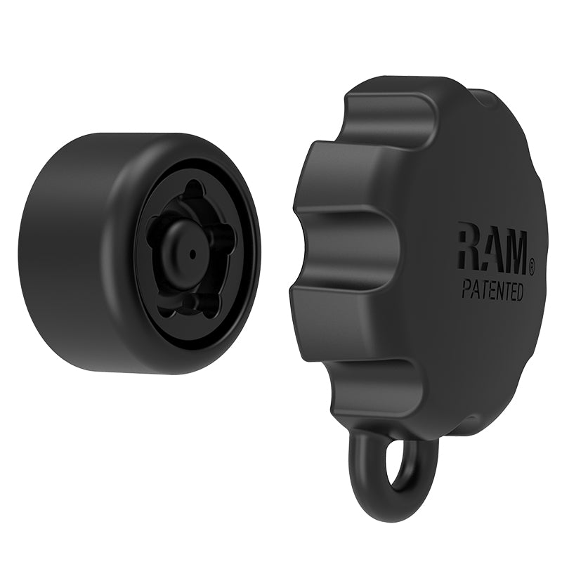 RAM pin lock veiligheidsknop met 5 pin patroon voor b maat socket arms - RAM Mounts RAP-S-KNOB3-5U