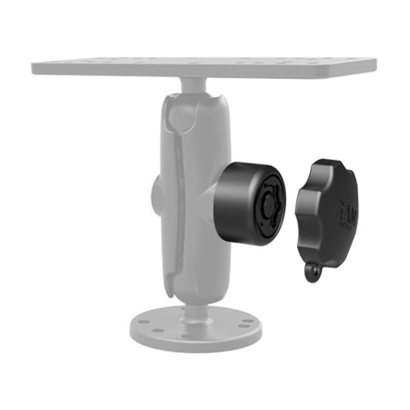 RAM pin lock veiligheidsknop met 6 pinspatroon voor b maat armen - RAM Mounts RAP-S-KNOB3-6U