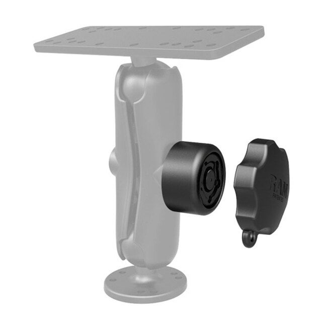 RAM Dubbele Socket Arm met RAM Pin-Lock™ 5-Pin Veiligheidsknop - RAM Mounts RAM-201-S-KEY5U afbeelding 2