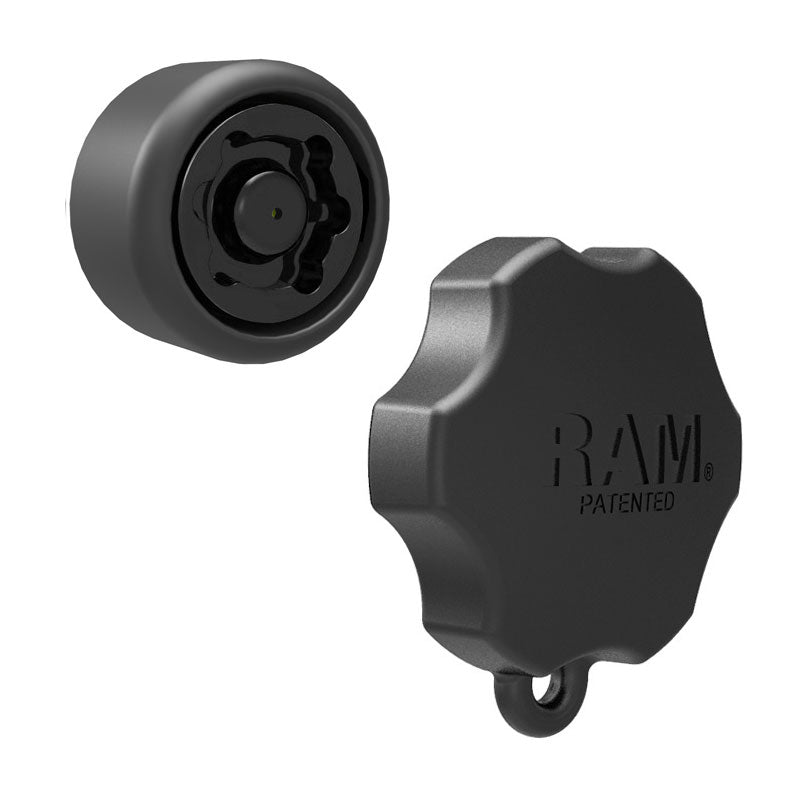 RAM pin lock 6 pins beveiligingsknop voor swingarmen - RAM Mounts RAP-S-KNOB6-6U
