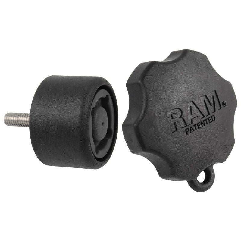 RAM Pin-Lock™ 4-pins beveiligingsknop voor Swing Arm Gimbal Plates - RAM Mounts RAP-S-KNOB7-4U afbeelding 1