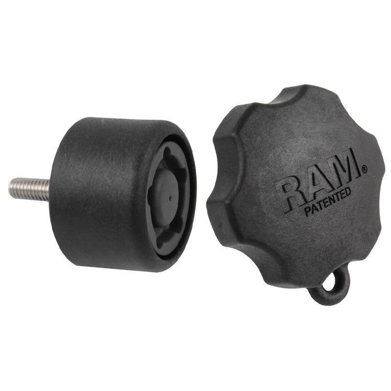 RAM pin lock 5 pins veiligheidsknop voor swing arm gimbal plates - RAM Mounts RAP-S-KNOB7-5U