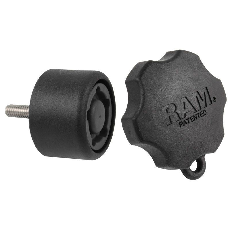 RAM Pin-Lock™ 5-pins Veiligheidsknop voor Swing Arm Gimbal Plates - RAM Mounts RAP-S-KNOB7-5U afbeelding 1