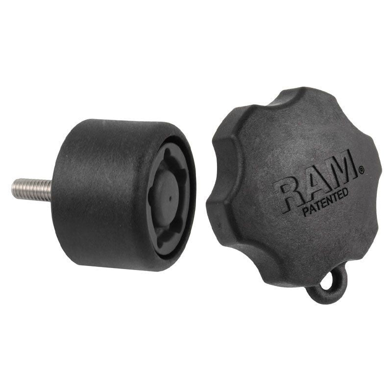 RAM Pin-Lock™ Veiligheidsknop voor Swing Arm Gimbal Plates - RAM Mounts RAP-S-KNOB7U afbeelding 1