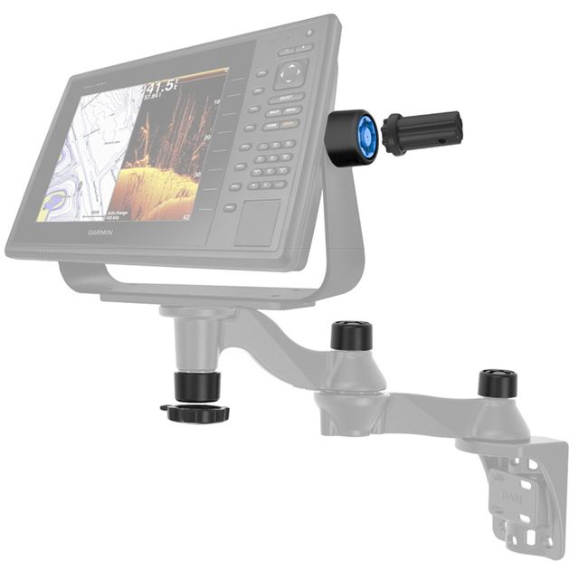 RAM Pin-Lock™ Beveiligingskit voor dubbele zwaaarmen en gimbalbeugels - RAM Mounts RAP-S-KNOBG-109-1U afbeelding 1