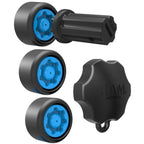 RAM Pin-Lock™ Beveiligingskit voor enkele scharnierarmen en kogelkopsteunen - RAM Mounts RAP-S-KNOBG-109U afbeelding 2