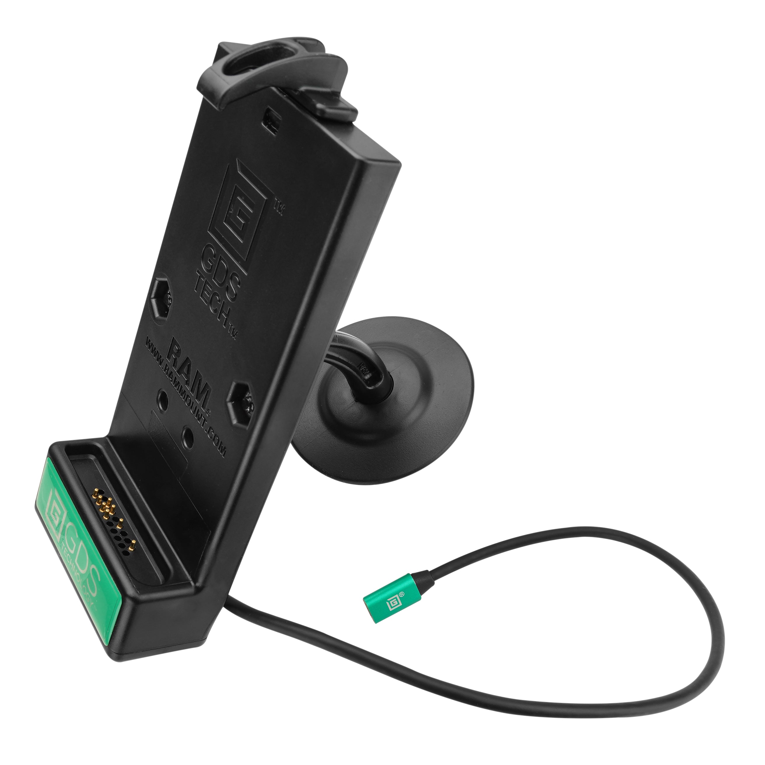 GDS® Type-C 2.0 Telefoon Dock met RAM Lil Buddy Adhesive Dash Mount - RAM Mounts RAP-SB-180-GDS-DOCK-V1CPU afbeelding 2