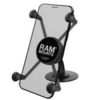 RAM X-Grip grote telefoonhouder met lil buddy adhesive dash mount - RAM Mounts RAP-SB-180-UN10