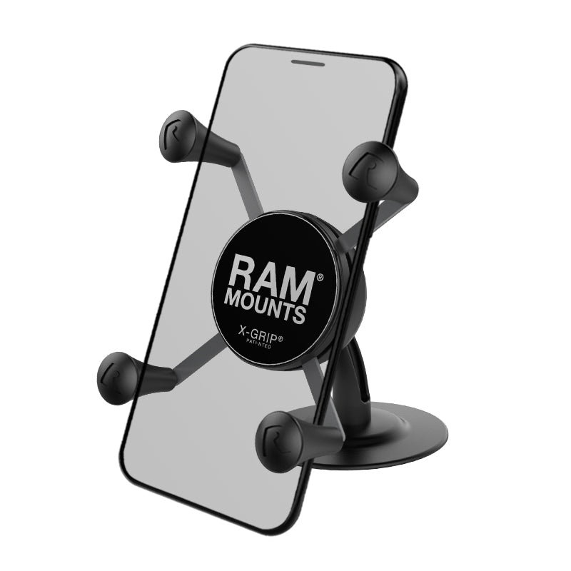 RAM X-Grip telefoonhouder met lil buddy adhesive dash mount - RAM Mounts RAP-SB-180-UN7U