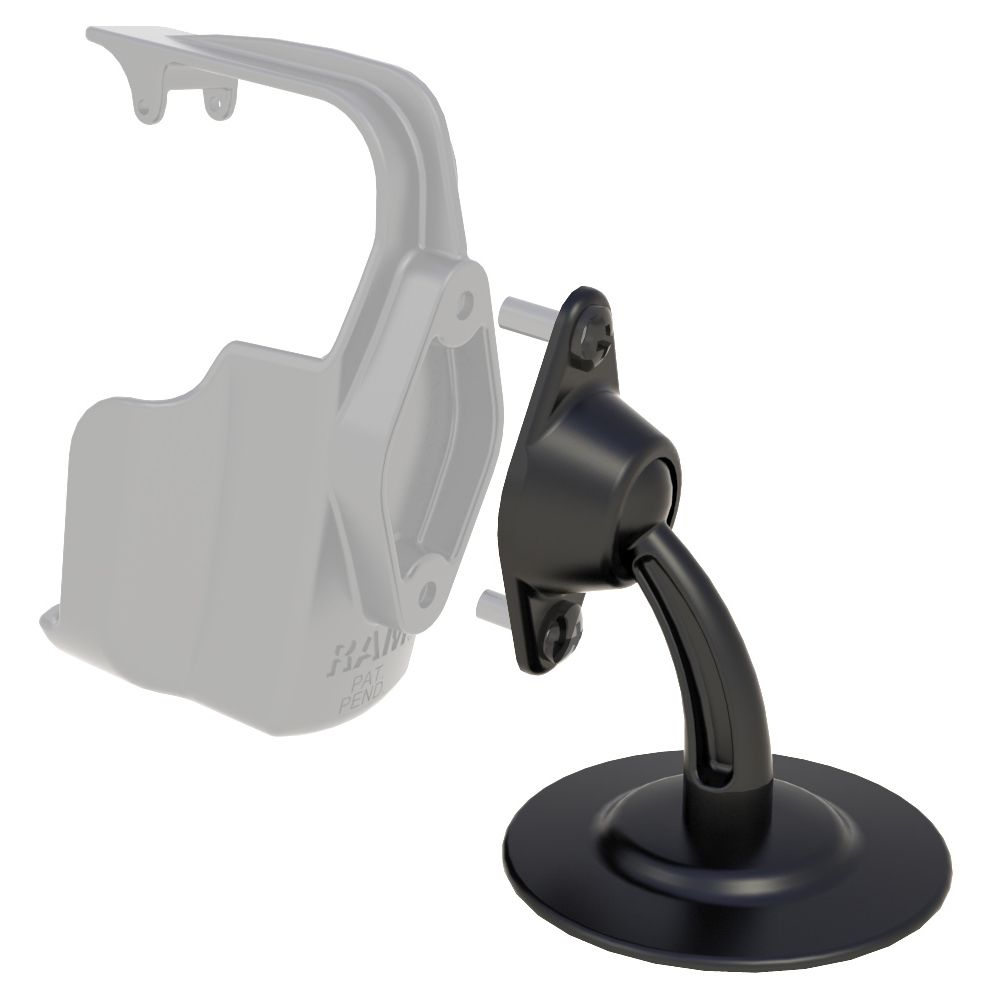 RAM Lil Buddy™ Adhesive Dash Mount met Diamond Plate - RAM Mounts RAP-SB-180U afbeelding 2