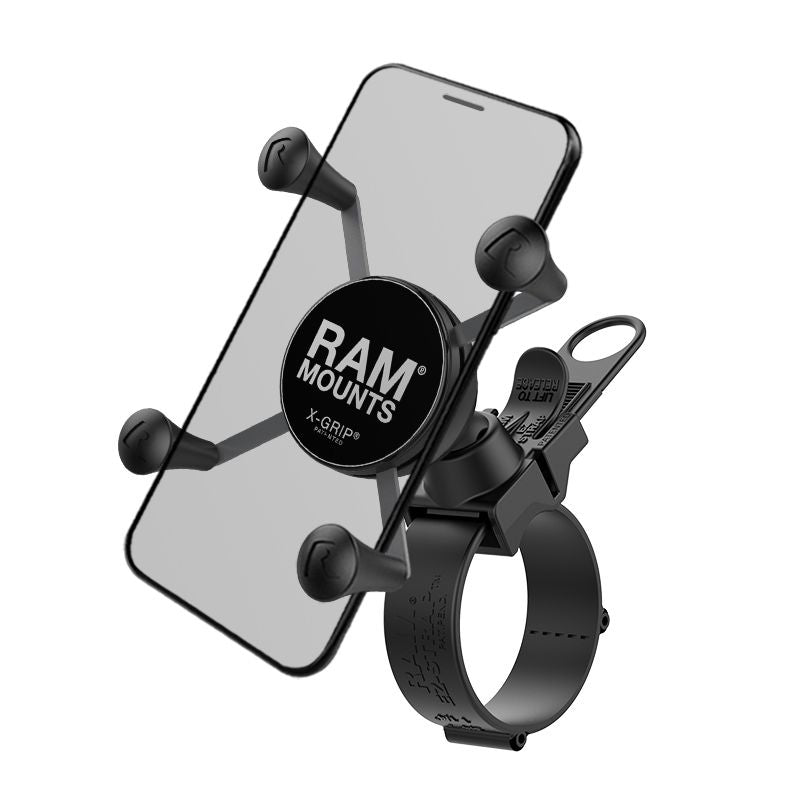 RAM X-Grip® Telefoonhouder met RAM EZ-Strap™ Rail Mount - RAM Mounts RAP-SB-187-UN7U afbeelding 1