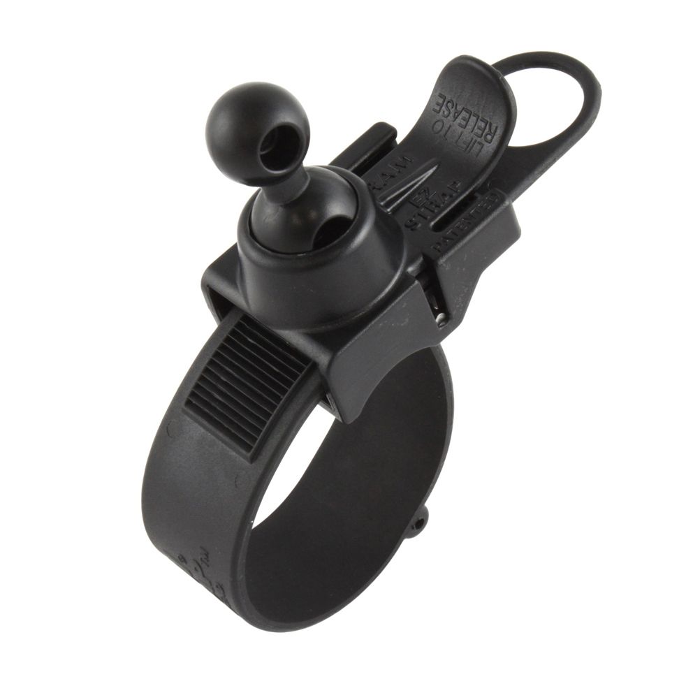 RAM EZ-Strap™ Rail Mount met korte RAM naar Garmin dubbele bal adapter - RAM Mounts RAP-SB-187GU afbeelding 1