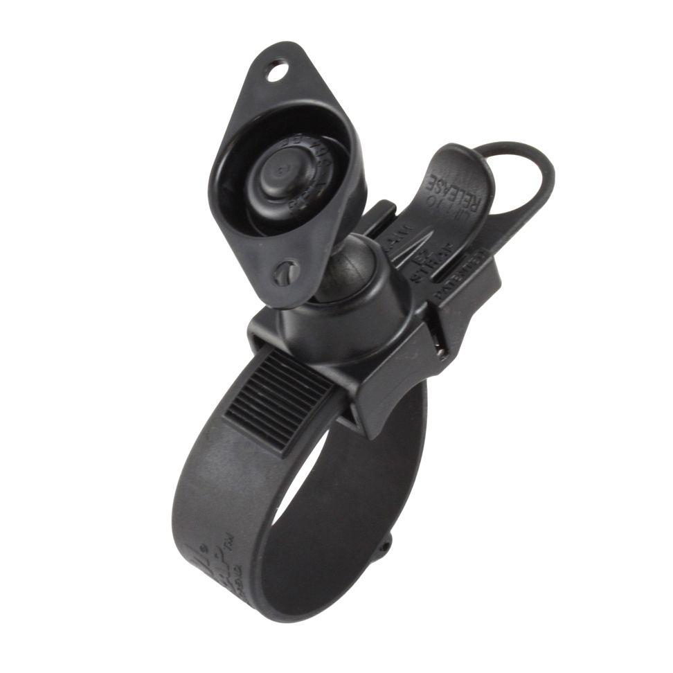 RAM EZ-Strap™ Rail Mount met dubbele bal en diamantbasisadapter - RAM Mounts RAP-SB-187U afbeelding 1