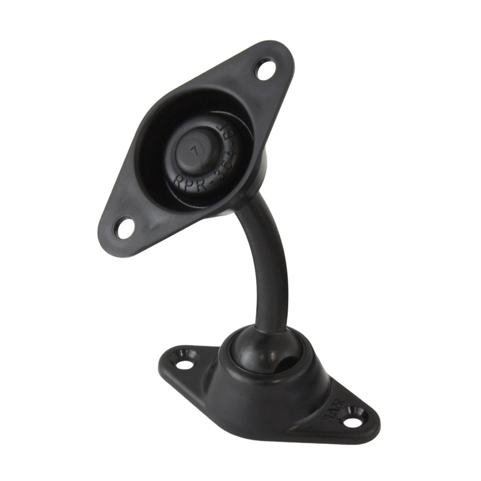RAM snap link montage met lange arm en twee diamantplaten - RAM Mounts RAP-SB-188LU