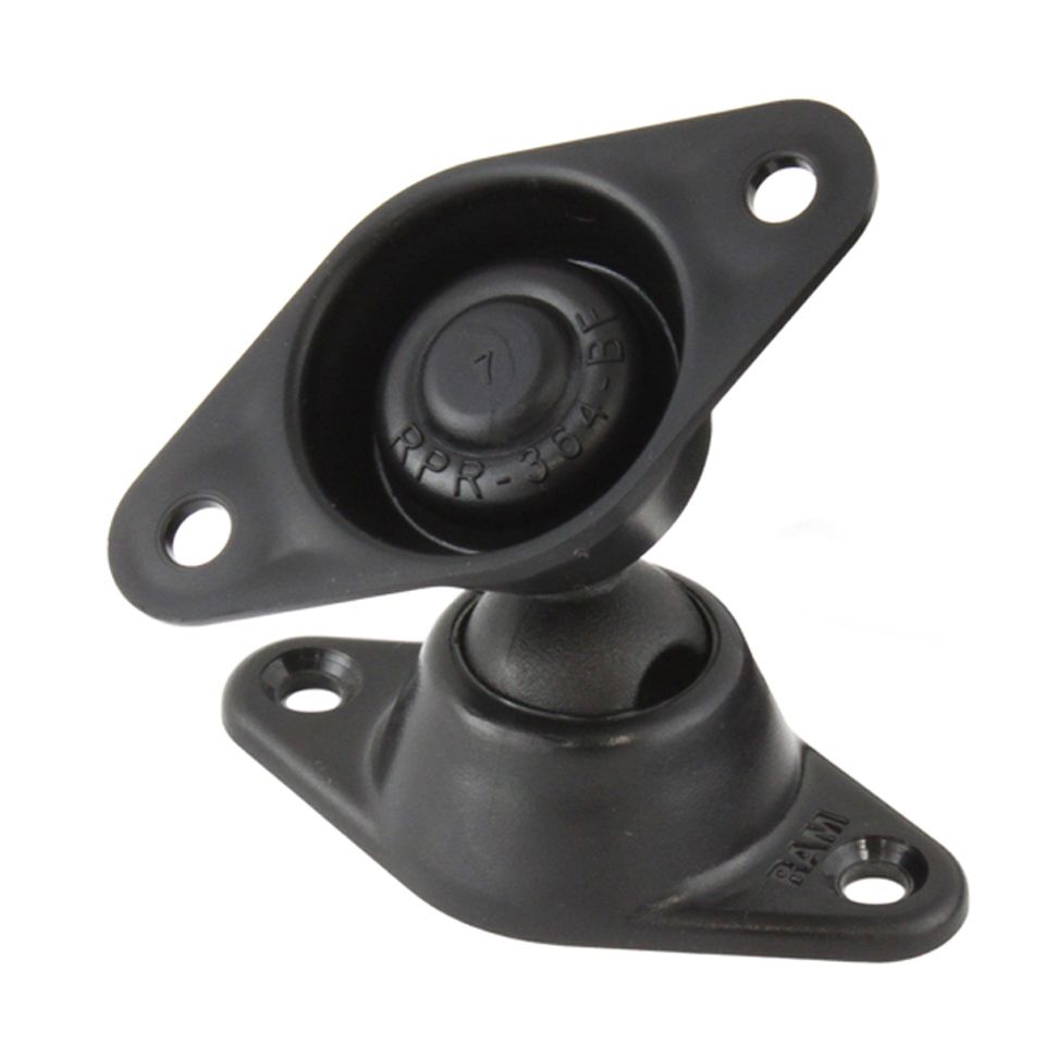 RAM Snap-Link™ Bevestiging met korte arm en twee diamantplaten - RAM Mounts RAP-SB-188U afbeelding 1