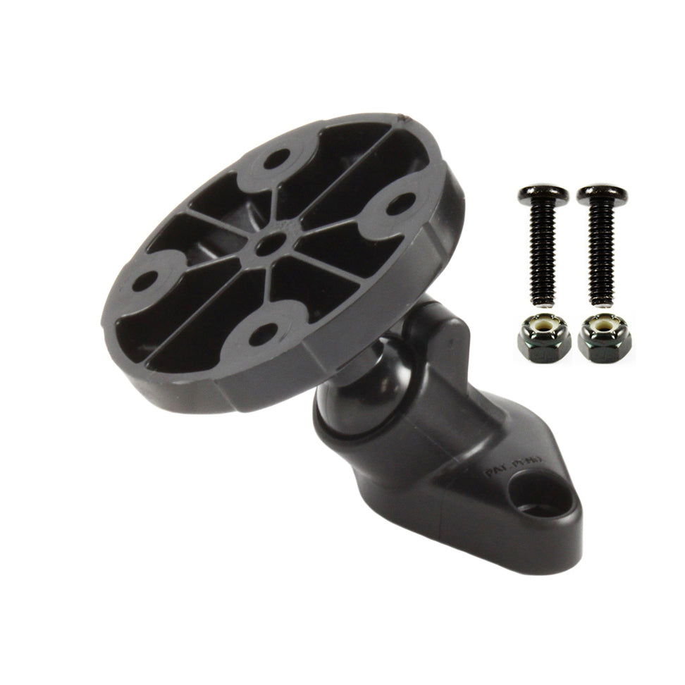 RAM snap link bevestiging met ronde plaat 45 graden diamantplaat - RAM Mounts RAP-SB-190U