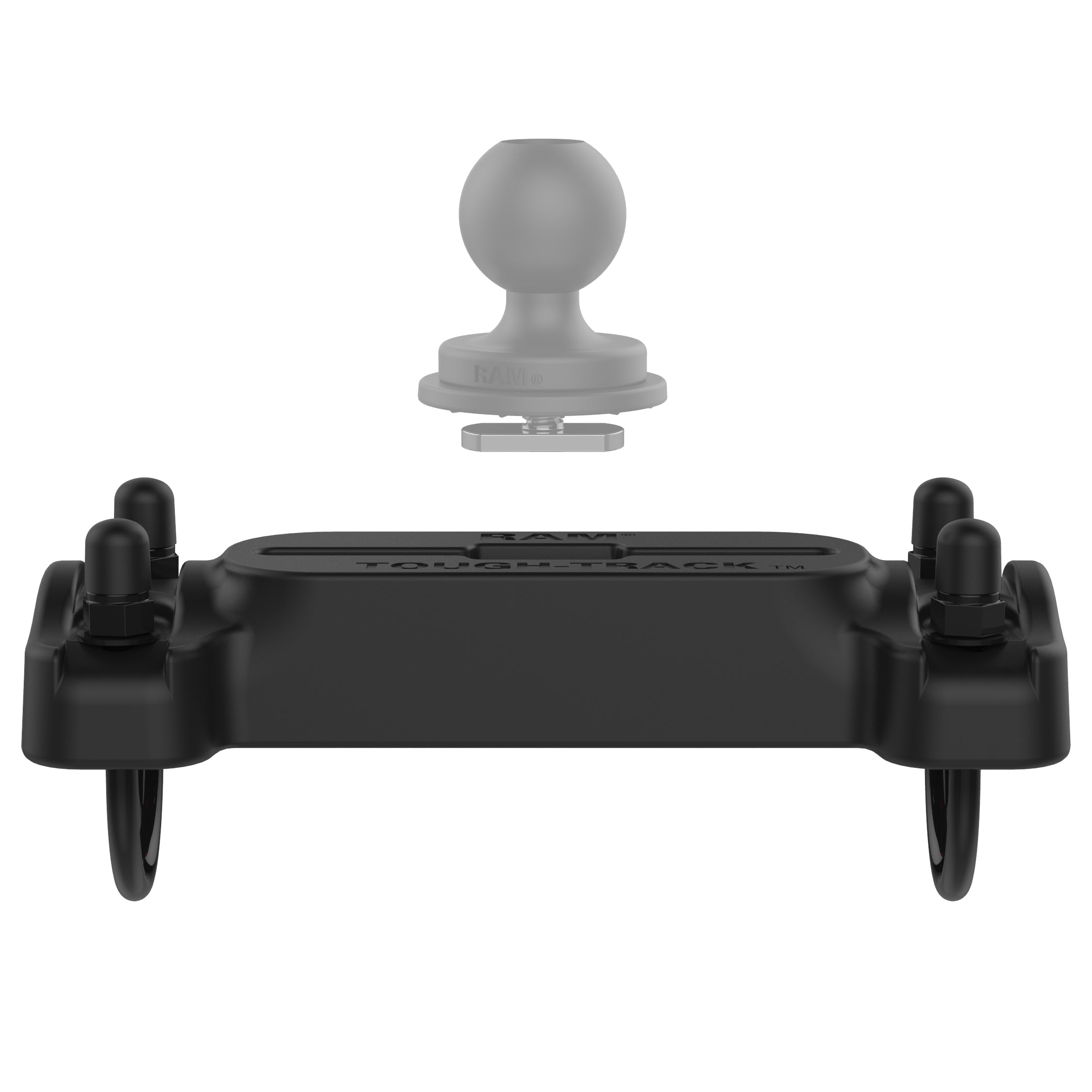 RAM Tough-Track™ - 4" Spoor voor 1 1/4" - 1 1/2" Rails - RAM Mounts RAP-TRACK-B7-15U afbeelding 3