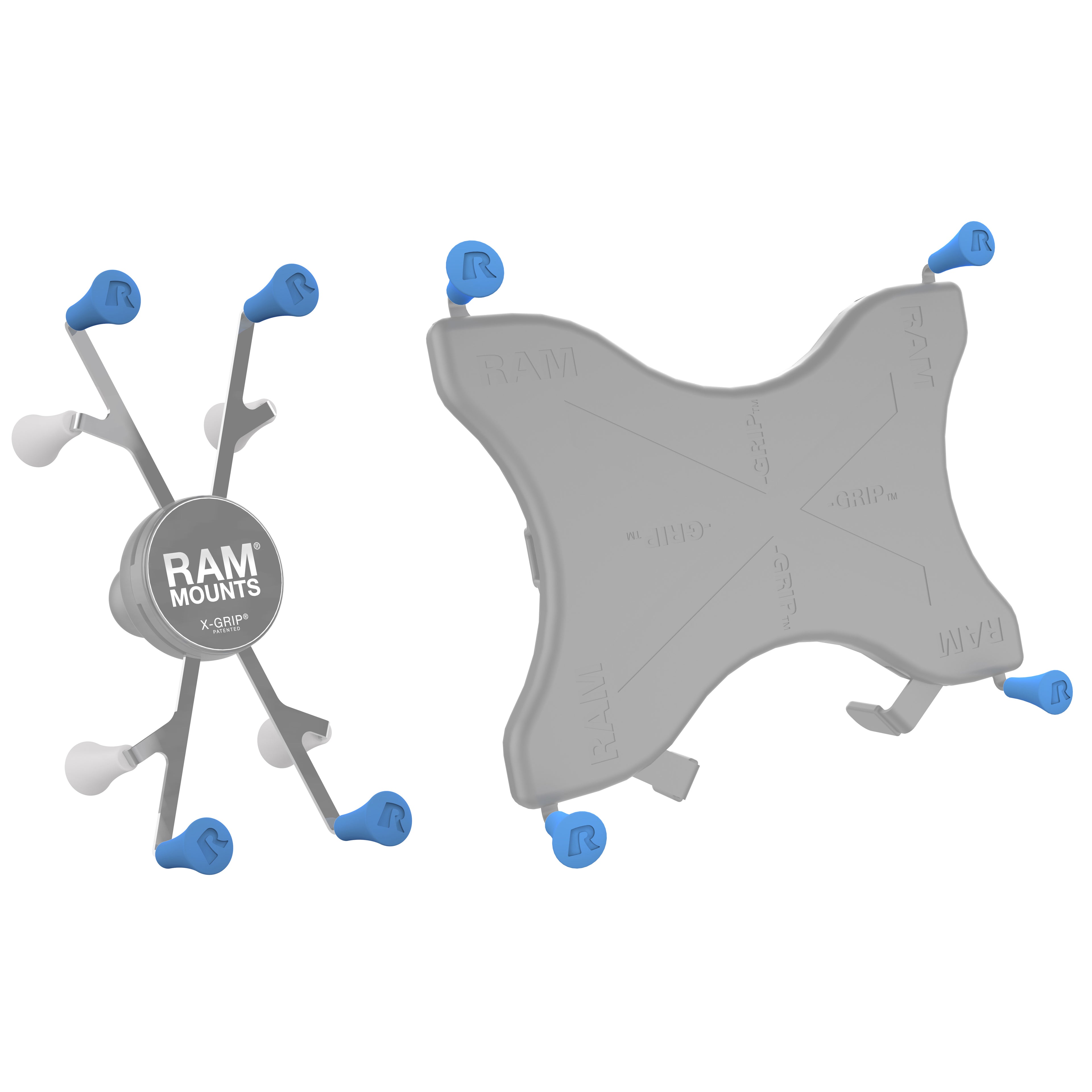 RAM X-Grip® Blauwe Rubber Kap 4-Pack - RAM Mounts RAP-UN-CAP-4-BLUEU afbeelding 3