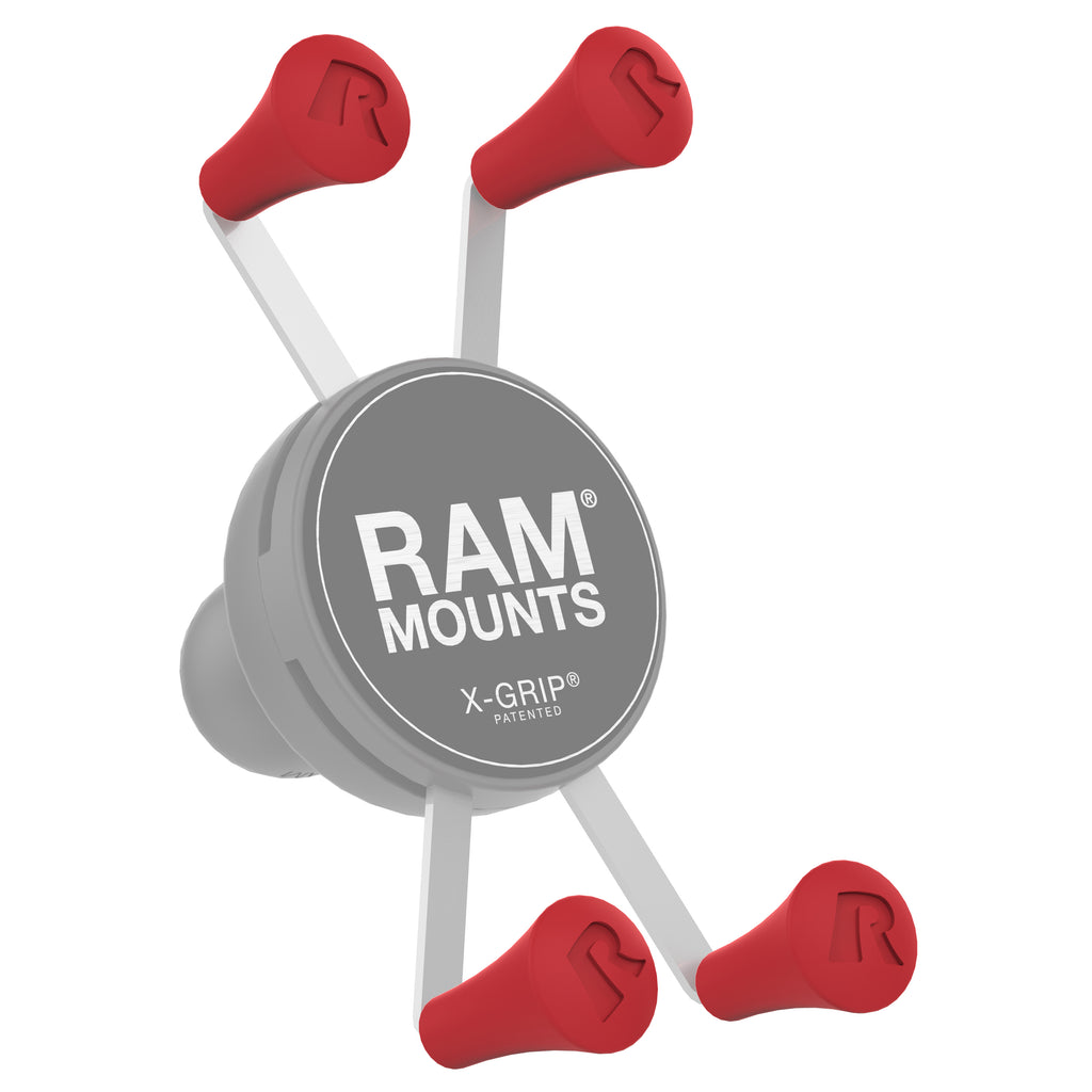 RAM X-Grip® Rode Rubber Kap 4-Pack - RAM Mounts RAP-UN-CAP-4-REDU afbeelding 2