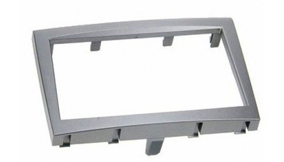 2-DIN frame Porsche 911 Cayman Boxster 04-09 zilvergrijs