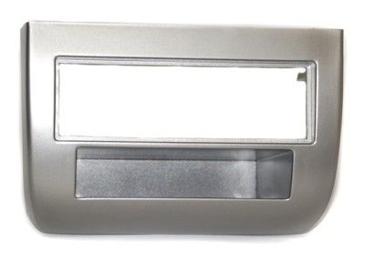 2-DIN frame Lancia Ypsilon 04-11 met bakje zilverkleurig