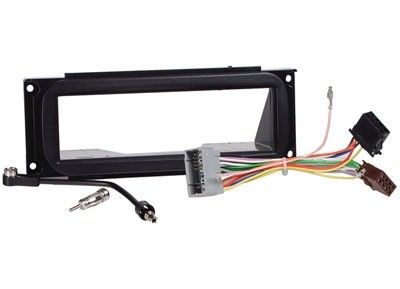 1-DIN frame Chrysler 300 02-11- +ISO kabel+ant adapt zwart