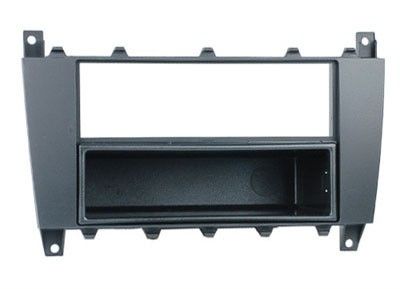 1-DIN frame Mercedes C-class 05-06 CLC 04-07 zwart