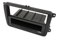 2-DIN frame Skoda VW Golf 5-6 T5 08-15 met bakje zwart