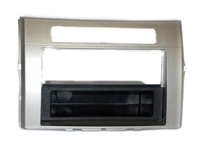 1-DIN frame Toyota Corolla Verso 04-09 met bakje zilver