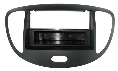 1-DIN frame Hyundai i10 08-14 zwart