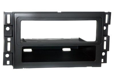 1-DIN frame Chevrolet Buick GMC Hummer H2 07- zwart