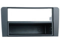 1-DIN frame Audi A3 03-12 A4 08-16 met bakje zwart