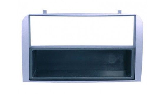 1-DIN frame Alfa 147 00-10 GT 07-11 zilverkleurig