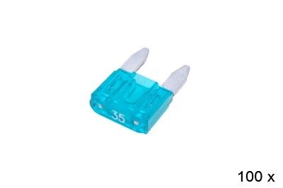 Steekzekering MINI 35A turquoise 100stuks