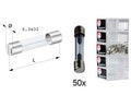 glas zekering rapid type 20A 6x32 mm 50 stuks in een doosje