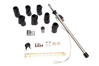 Antenne AM/FM inbouw tbv Mercedes Opel chroom