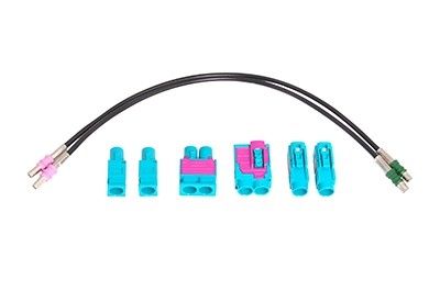 adapterkabel 20 cm Fakra M - Fakra F code Z enkel/dubbel
