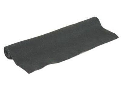 Akoest. stof polyester 250gr/m² ZWART 1 5x50 m