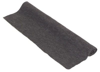 Akoest. stof polyester 250gr/m² ANTHRACITE 1 5x50 m