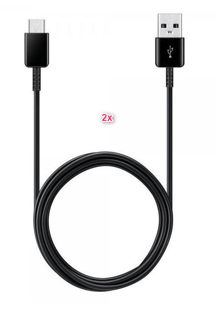 Datakabel usbA - usbC Samsung EP-DG930MBEGWW 1.5m zwart DUO