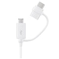 Datakabel usbA - micro-usb + usbC Samsung EP-DG930DWEGWW wit