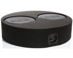 Audio System - R-SERIE EVO ACTIEF SUBFRAME 14 liter ronde gesloten kist met 2x R 10 FLAT EVO3-D4 + CO-220.1 - Subwoofers - ar
