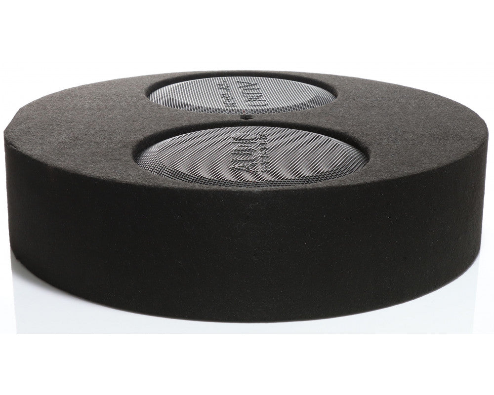 Audio System - R-SERIE EVO ACTIEF SUBFRAME 14 liter ronde gesloten kist met 2x R 10 FLAT EVO3-D4 + M-400.1 MD - Subwoofers
