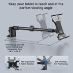 Arkon TAB-CM117 – toelichting op de verstelbare arm – artikel 92220197