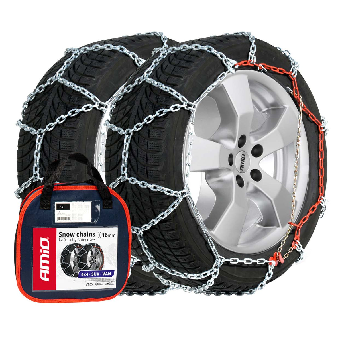 Sneeuwkettingen 16 mm 4x4 KB-220 AMiO-2118 02118 - AMiO 02118 - afbeelding 3